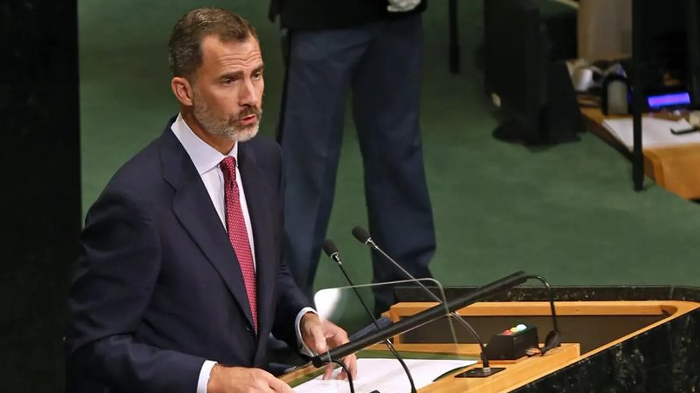 El rey Felipe VI, en la Asamblea General de la ONU El rey Felipe VI, en la Asamblea General de la ONU