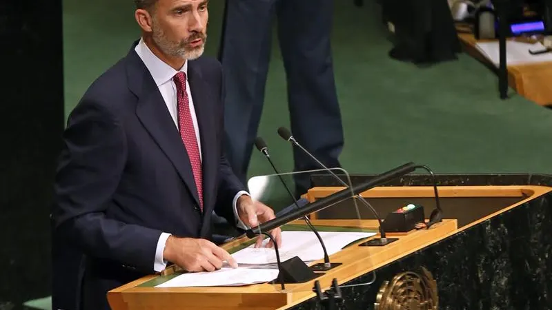 El rey Felipe VI, en la Asamblea General de la ONU