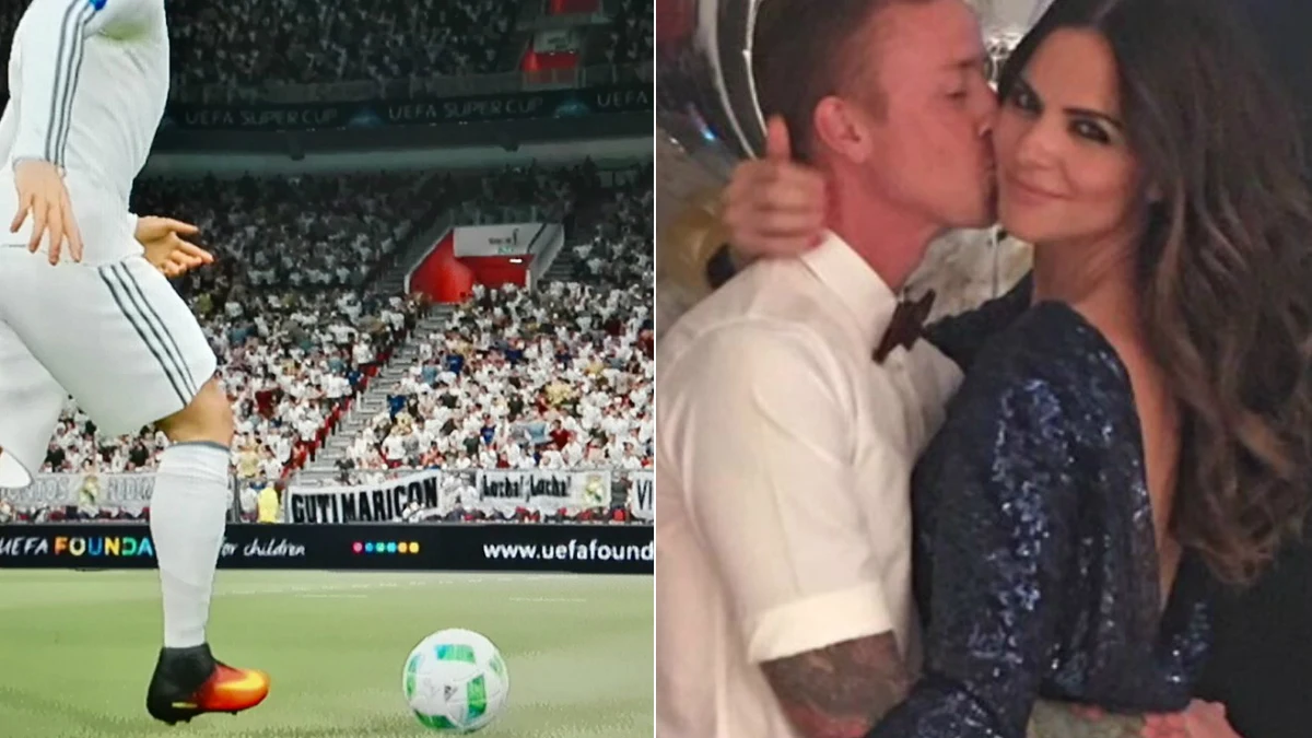 La respuesta de Guti a una pancarta fake del PES