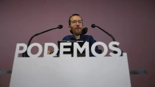 El secretario de Organización de Podemos, Pablo Echenique El secretario de Organización de Podemos, Pablo Echenique