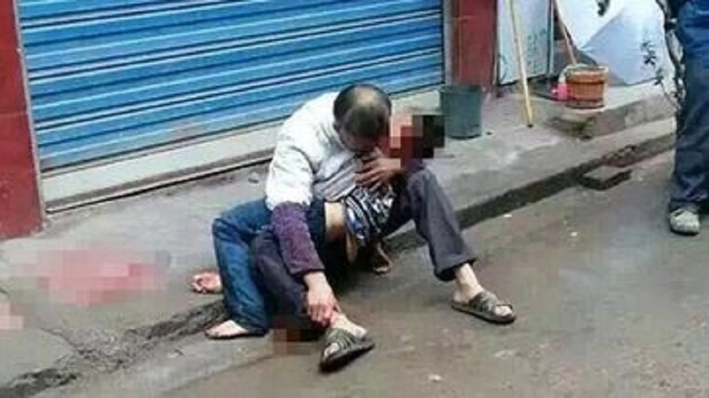 El niño fallecido junto a su abuelo El niño fallecido junto a su abuelo