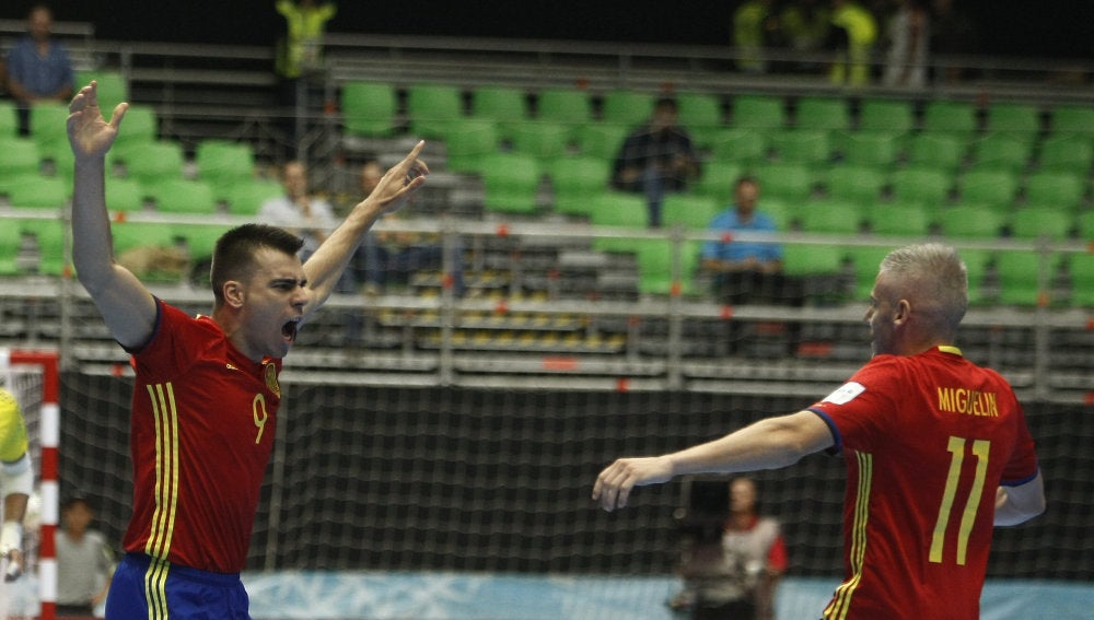 España pasa a cuartos de final del Mudial de futsala