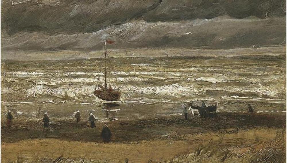 'Vista del mar en Scheveningen', de Van Gogh (1882)