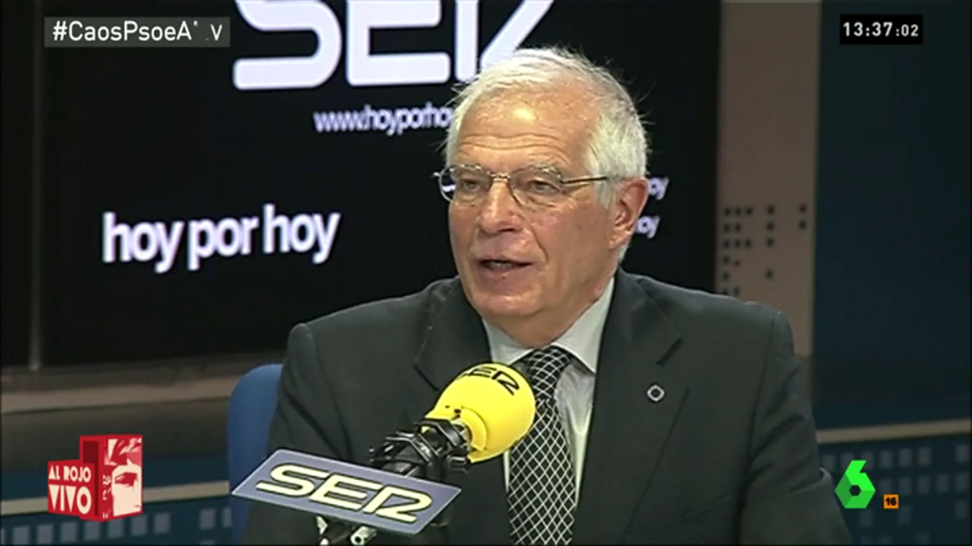 Frame 18.923459 de: Josep Borrell: "Si esto fuera un golpe de estado, estaría organizado por un sargento chusquero"
