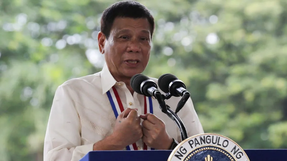 El presidente de Filipinas, Rodrigo Duterte