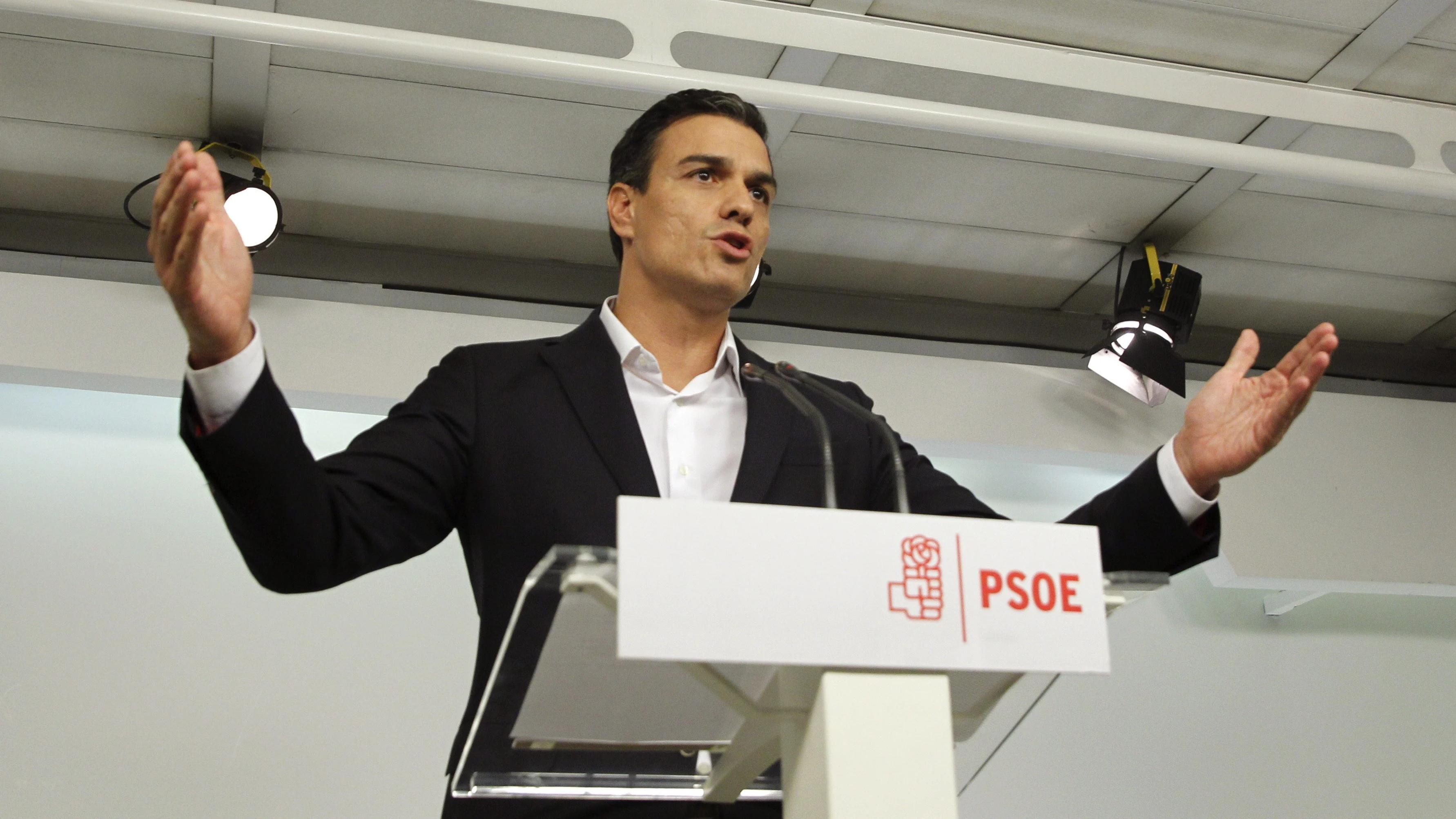 Pedro Sánchez, secretario general del PSOE