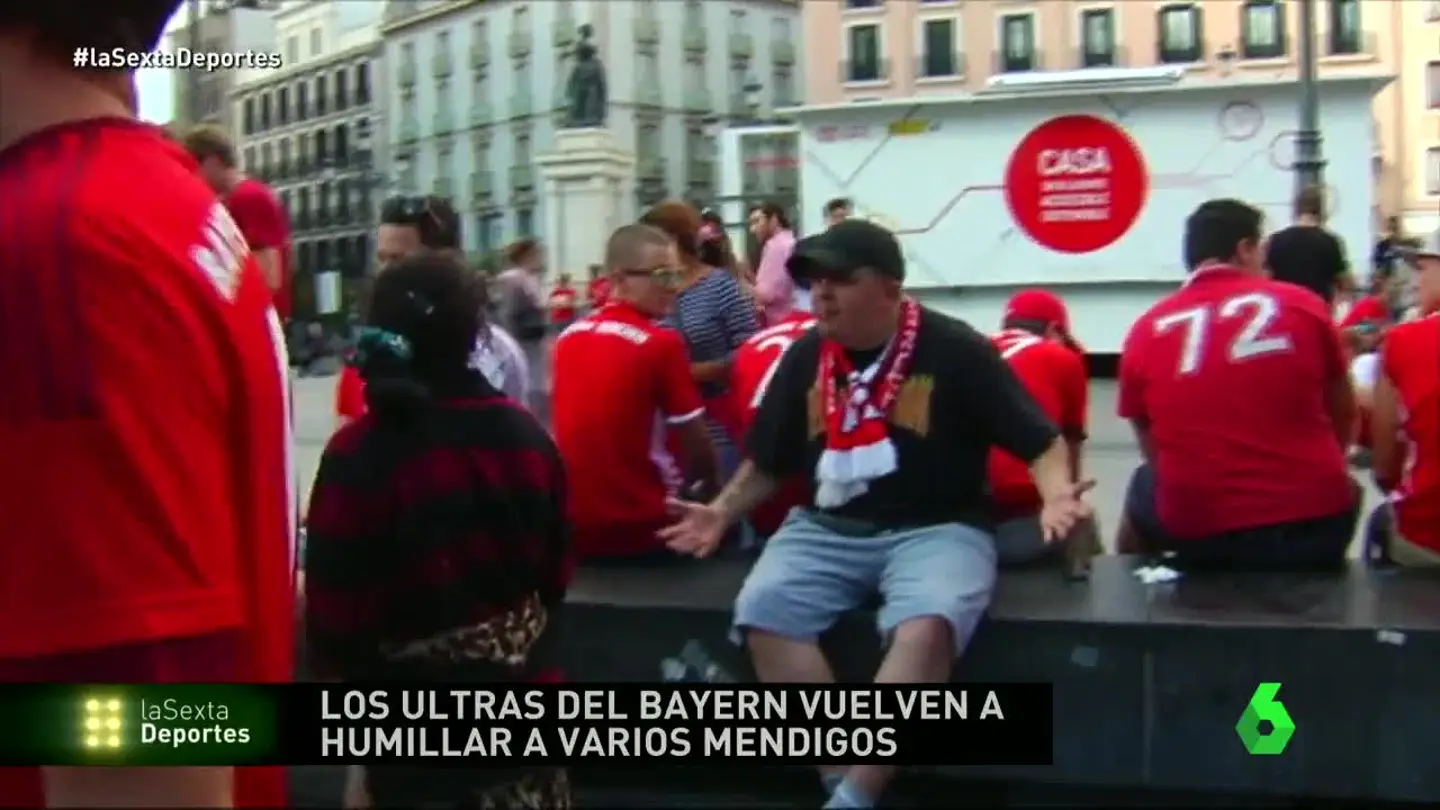 Ultras del Bayern en Madrid Ultras del Bayern en Madrid