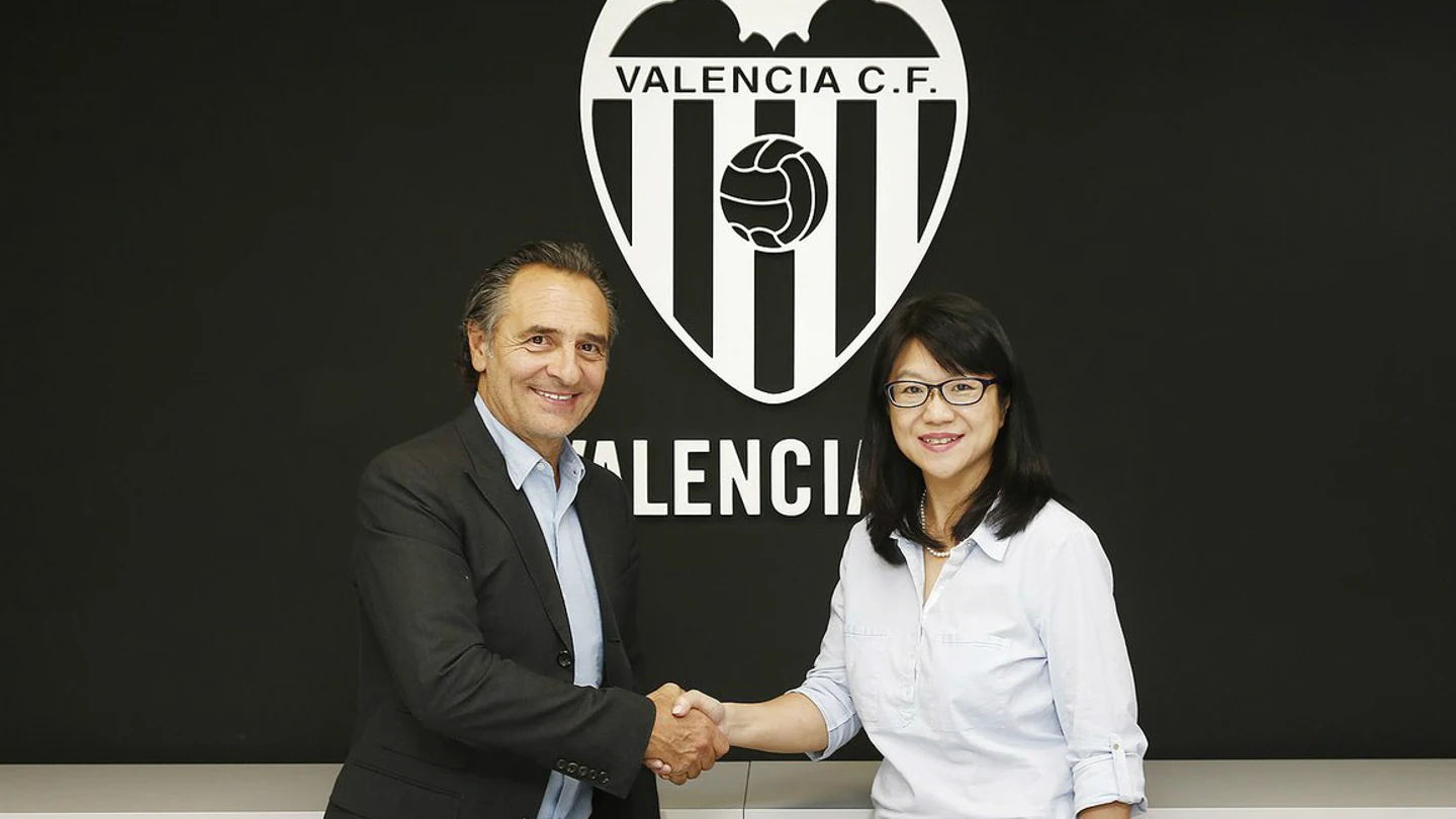 Prandelli, con Layhoon Chan Prandelli, con Layhoon Chan