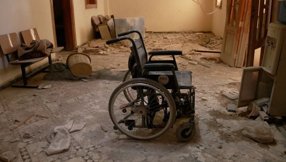 Un hospital bombardeado en Siria