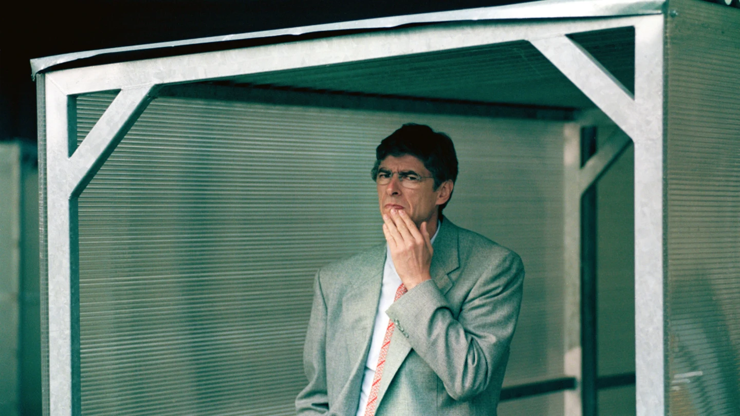Wenger, en su primera temporada en el Arsenal hace 20 años Wenger, en su primera temporada en el Arsenal hace 20 años