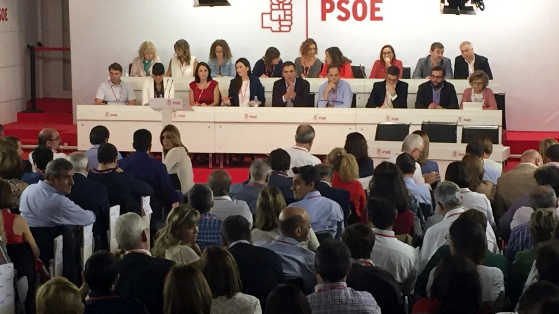 Reunión del Comité Federal del PSOE.