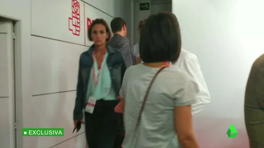 Momentos de tensión durante la votación en el Comité Federal del PSOE Momentos de tensión durante la votación en el Comité Federal del PSOE