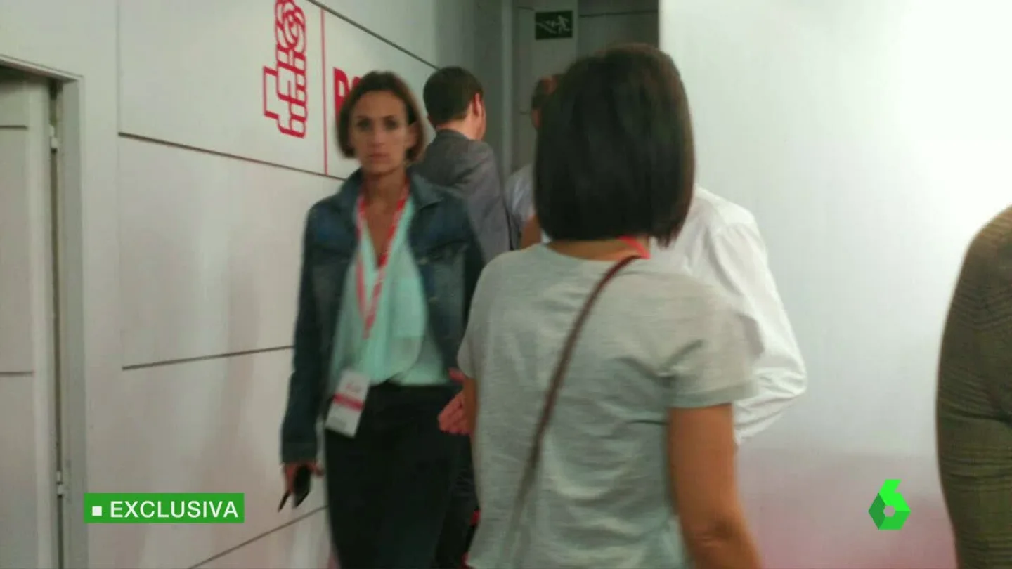 Momentos de tensión durante la votación en el Comité Federal del PSOE Momentos de tensión durante la votación en el Comité Federal del PSOE
