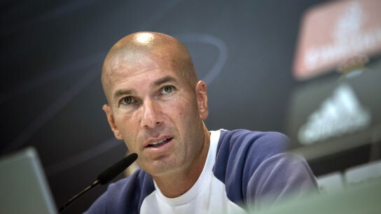 Zidane, en rueda de prensa