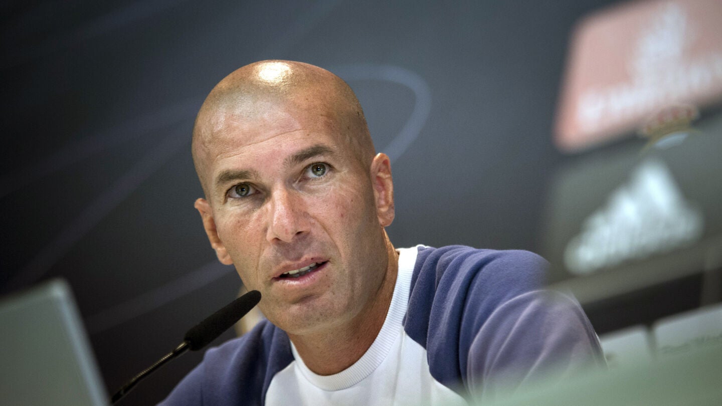 Zidane, en rueda de prensa