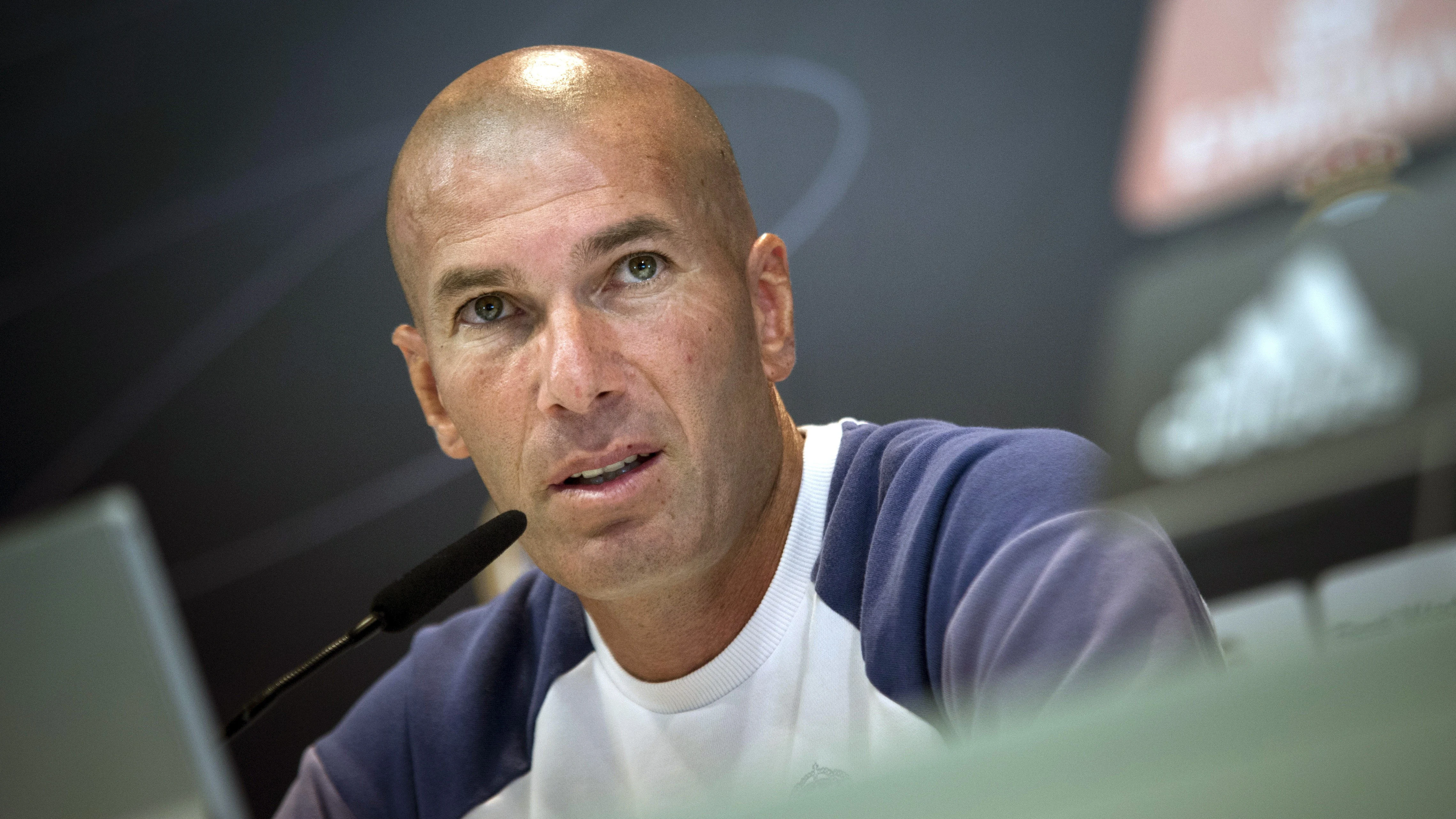 Zidane, en rueda de prensa