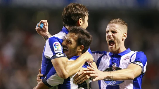 Borges celebra el 1-0 con sus compañeros Borges celebra el 1-0 con sus compañeros