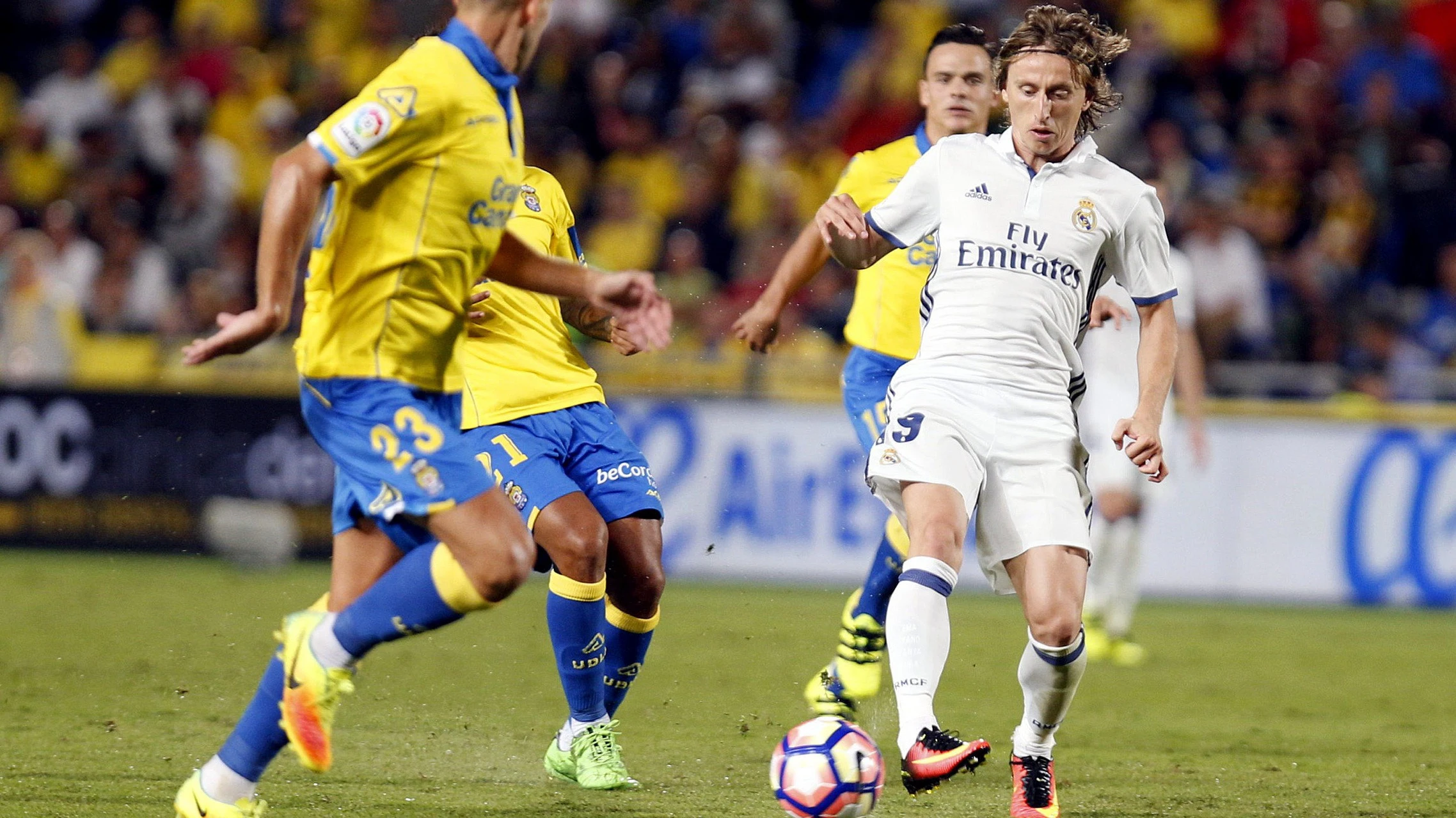 Luka Modric, en el partido de Liga ante Las Palmas Luka Modric, en el partido de Liga ante Las Palmas