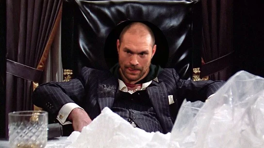 Tyson Fury, como 'Scarface' Tyson Fury, como 'Scarface'