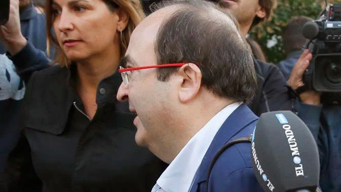 Imagen de Miquel Iceta acudiendo al Comité Federal del PSOE Imagen de Miquel Iceta acudiendo al Comité Federal del PSOE