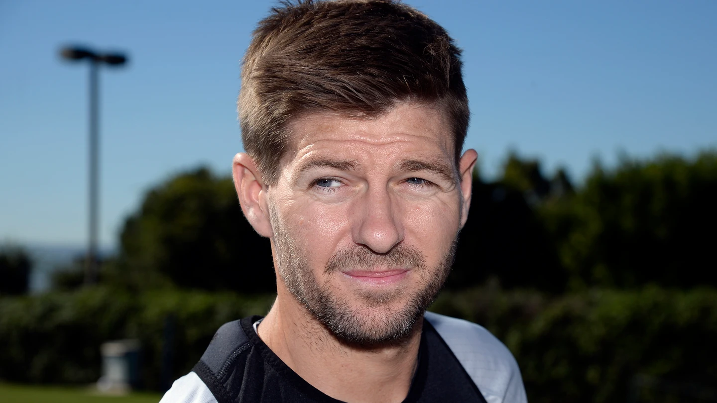 Steven Gerrard, tras un entreno con Los Ángeles Galaxy Steven Gerrard, tras un entreno con Los Ángeles Galaxy