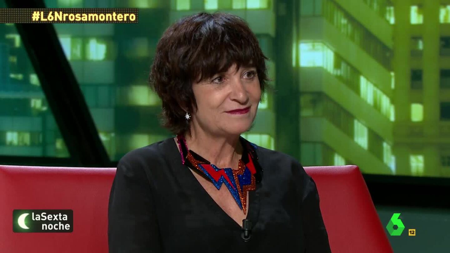La escritora Rosa Montero, en laSexta Noche