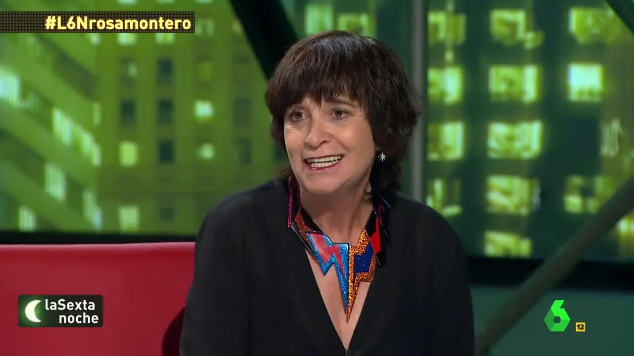 La escritora Rosa Montero, en laSexta Noche