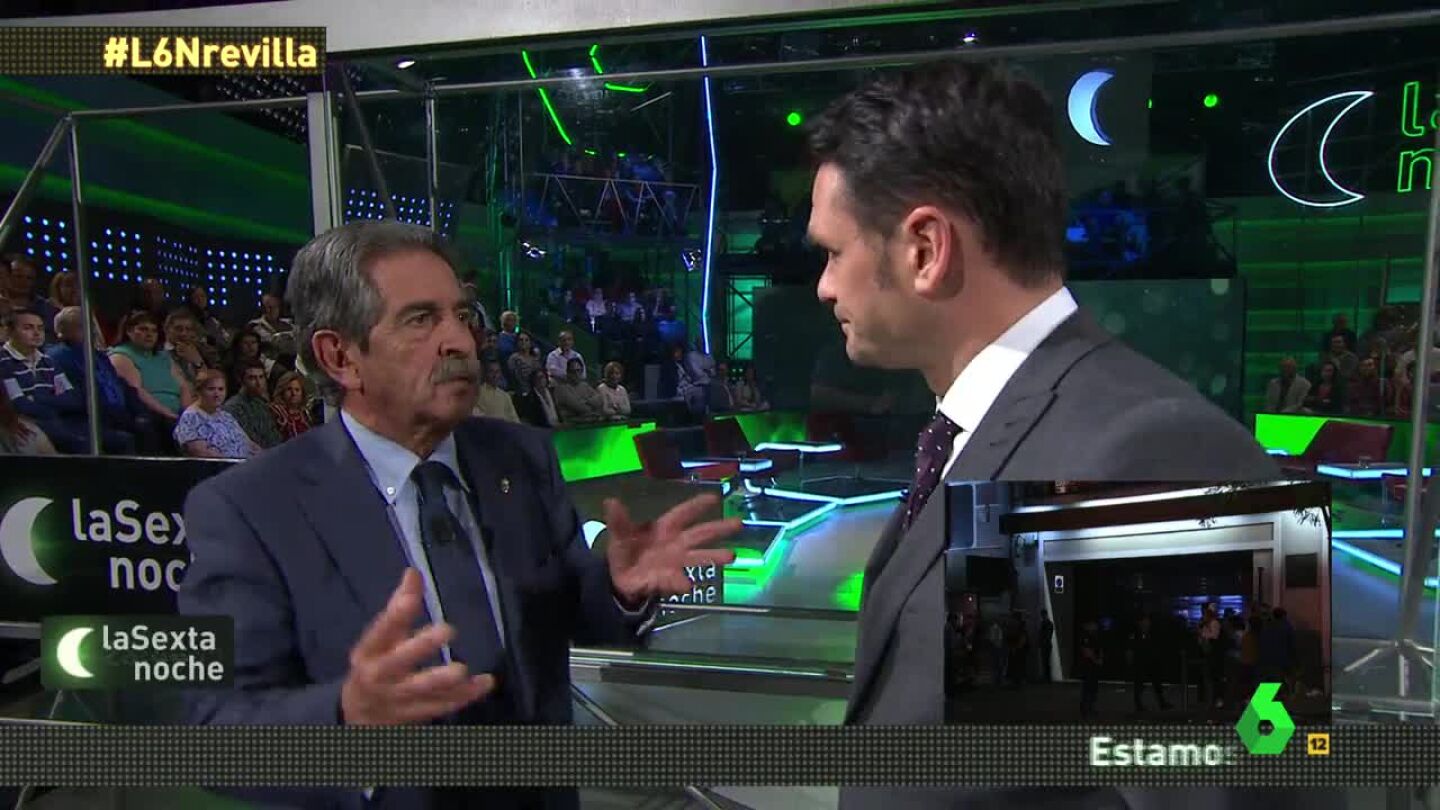 El presidente de Cantabria, Miguel &Aacute;ngel Revilla, en laSexta Noche