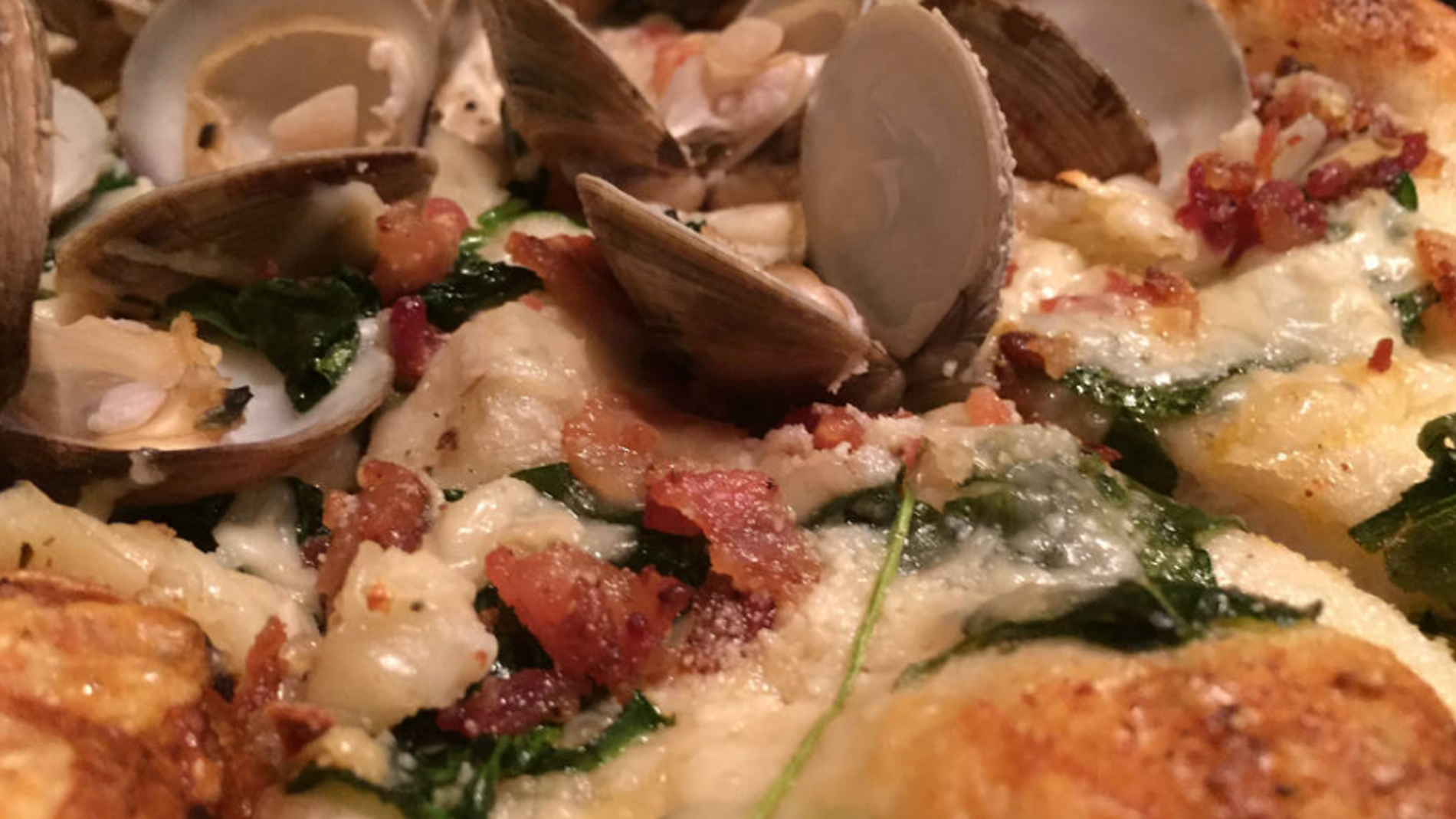 Pizza de almejas