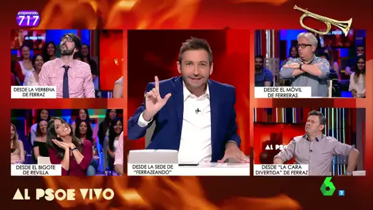 Frank Blanco presenta el 'cornetómetro' en Al PSOE Vivo Frank Blanco presenta el 'cornetómetro' en Al PSOE Vivo