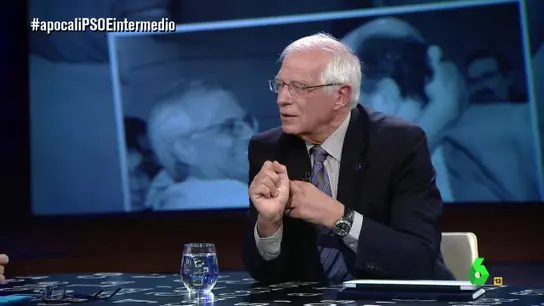 Josep Borrell visita El Intermedio Josep Borrell visita El Intermedio