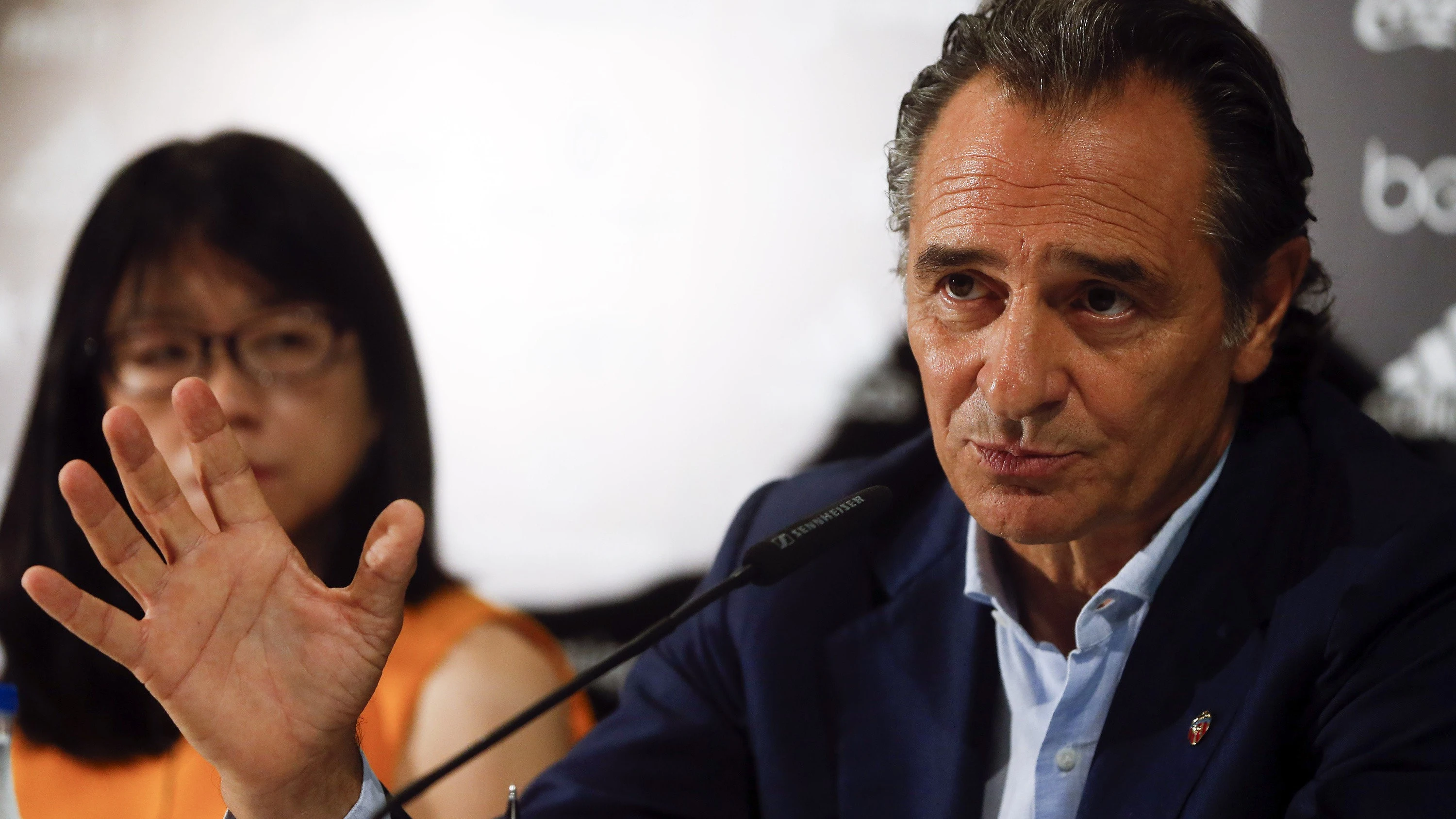 Cesare Prandelli, en su presentación como técnico del Valencia Cesare Prandelli, en su presentación como técnico del Valencia
