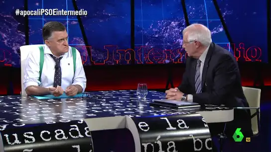 Josep Borrell visita El Intermedio Josep Borrell visita El Intermedio