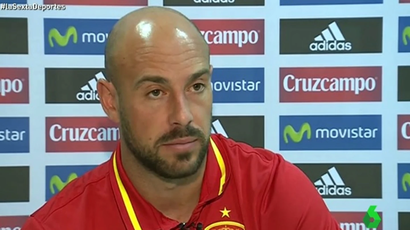 Pepe Reina, en la concentración de la selección española Pepe Reina, en la concentración de la selección española