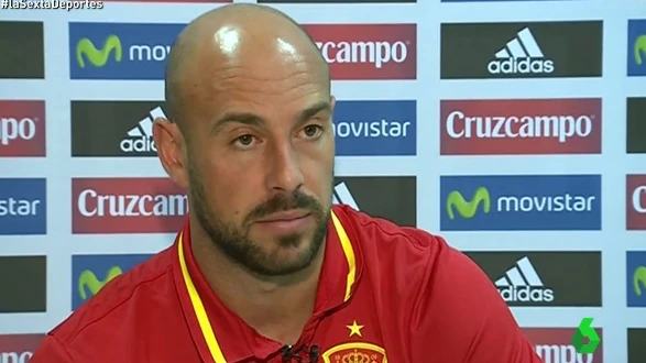 Pepe Reina, en la concentraci&oacute;n de la selecci&oacute;n espa&ntilde;ola