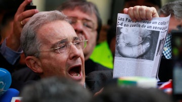 El expresidente de Colomba Álvaro Uribe