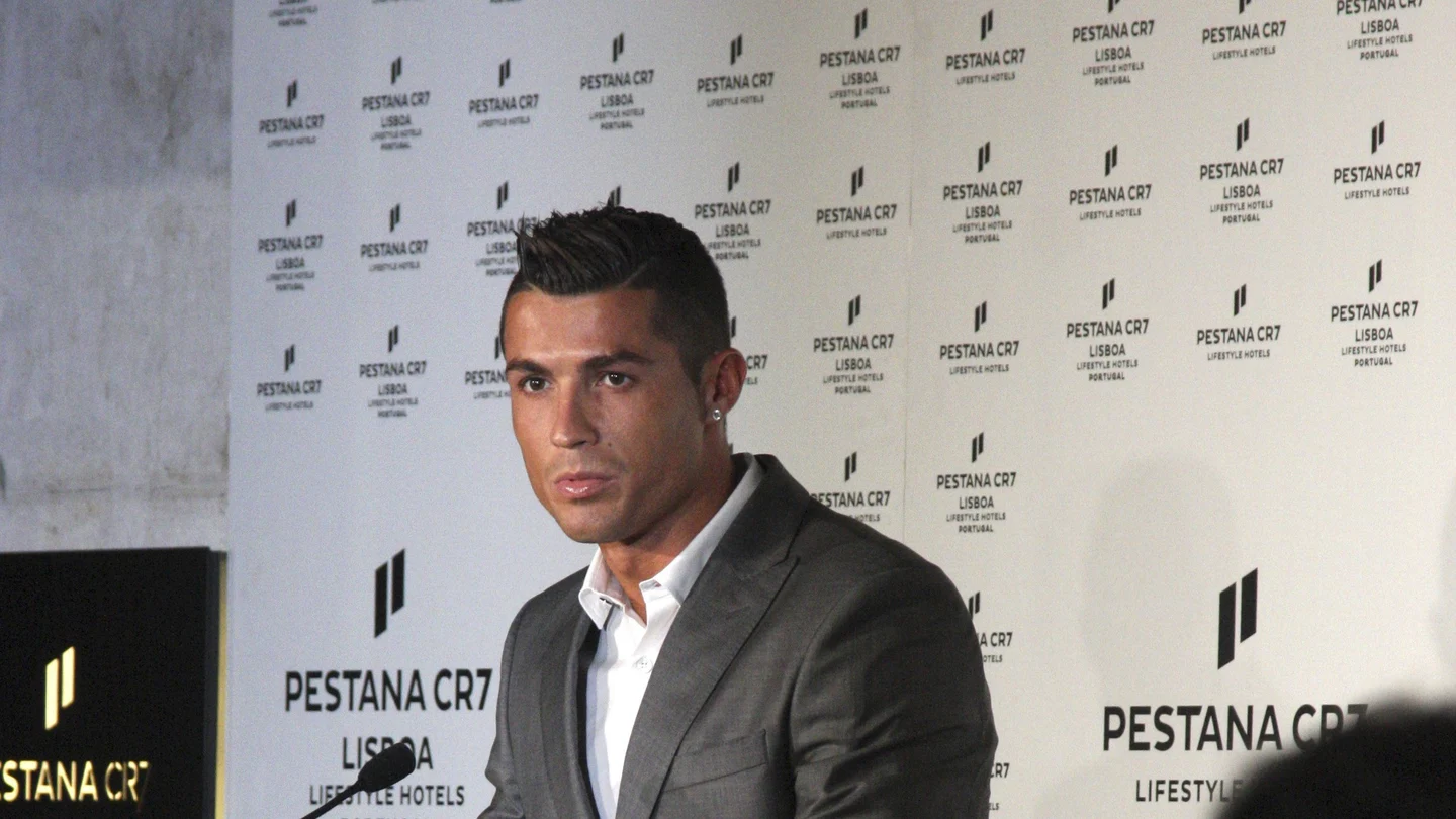 Cristiano Ronaldo, en la presentación de su hotel en Lisboa Cristiano Ronaldo, en la presentación de su hotel en Lisboa