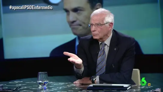 Josep Borrell visita El Intermedio Josep Borrell visita El Intermedio