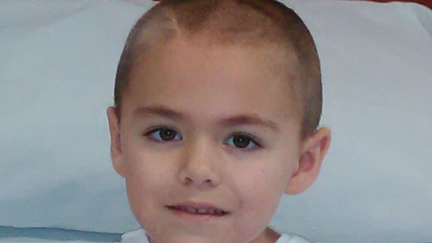 El peque&ntilde;o Jaime en el hospital