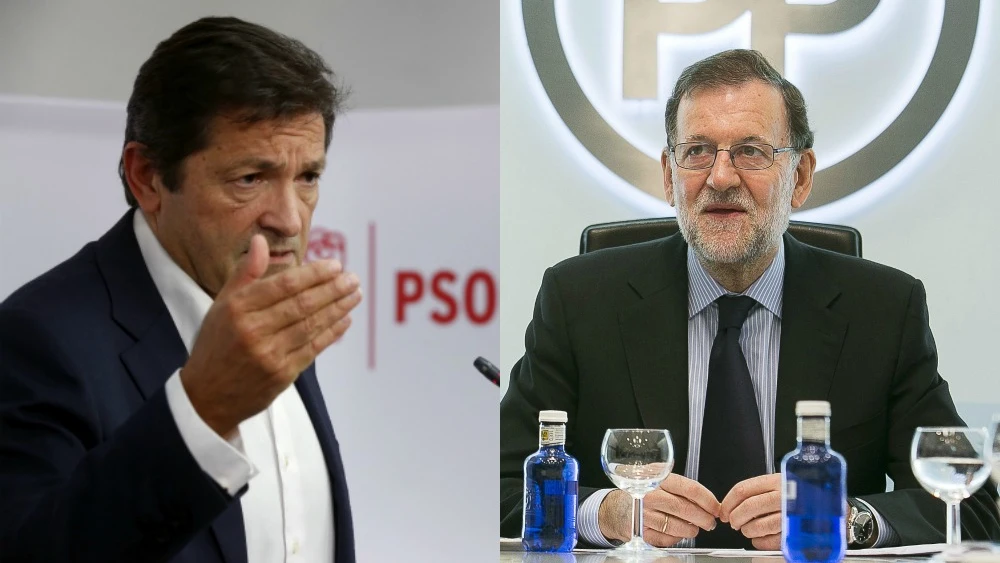 Javier Fernández y Mariano Rajoy