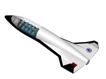 Prototipo del vehículo espacial Prototipo del vehículo espacial
