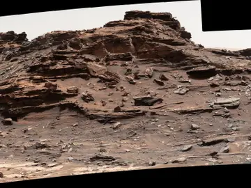 Zona M9a dentro de Murray Buttes en una imagen tomada por la cámara MastCam del rover Curiosity el pasado 1 de septiembre Zona M9a dentro de Murray Buttes en una imagen tomada por la cámara MastCam del rover Curiosity el pasado 1 de septiembre