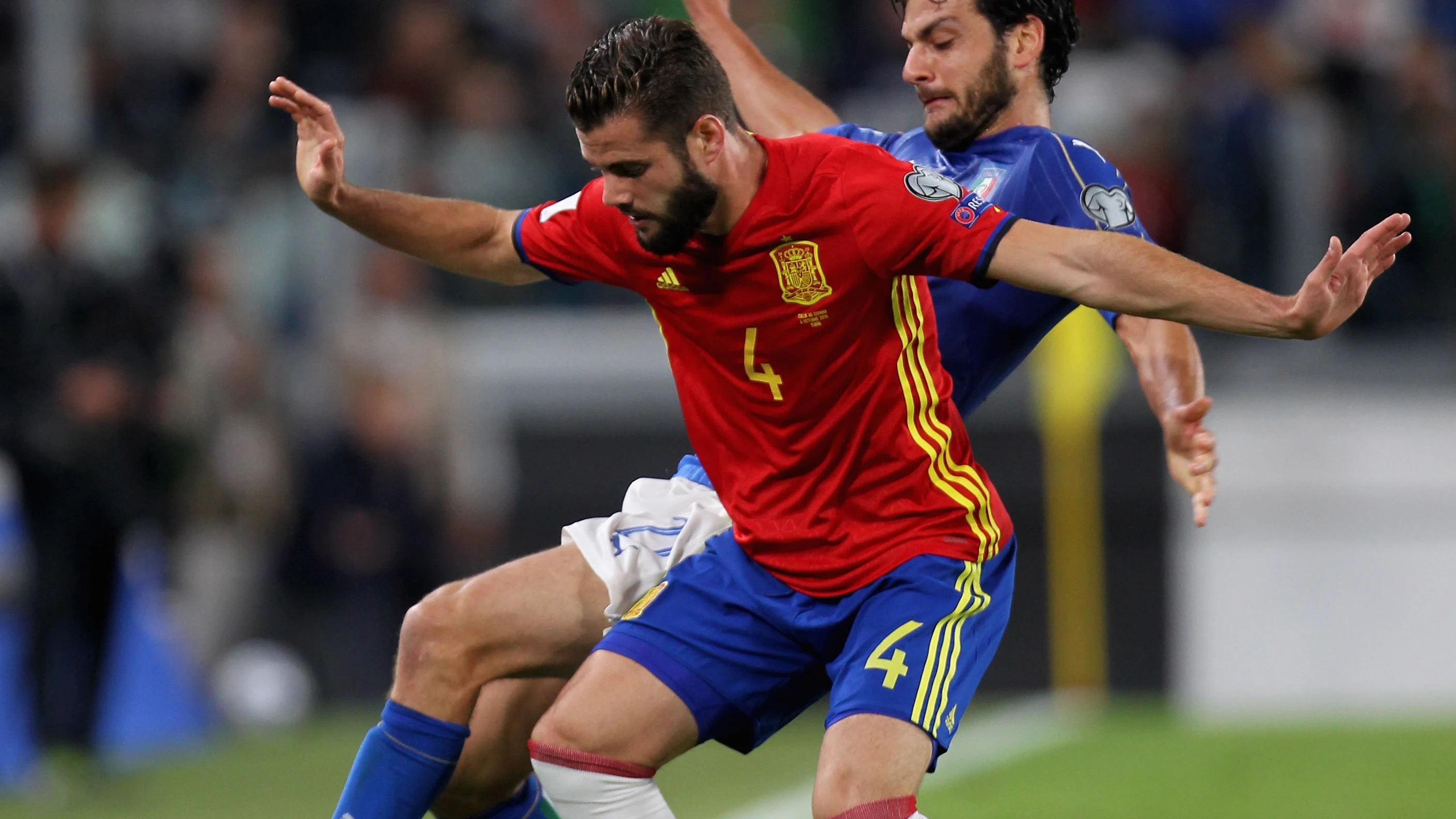 Nacho, jugador de la Selección española Nacho, jugador de la Selección española