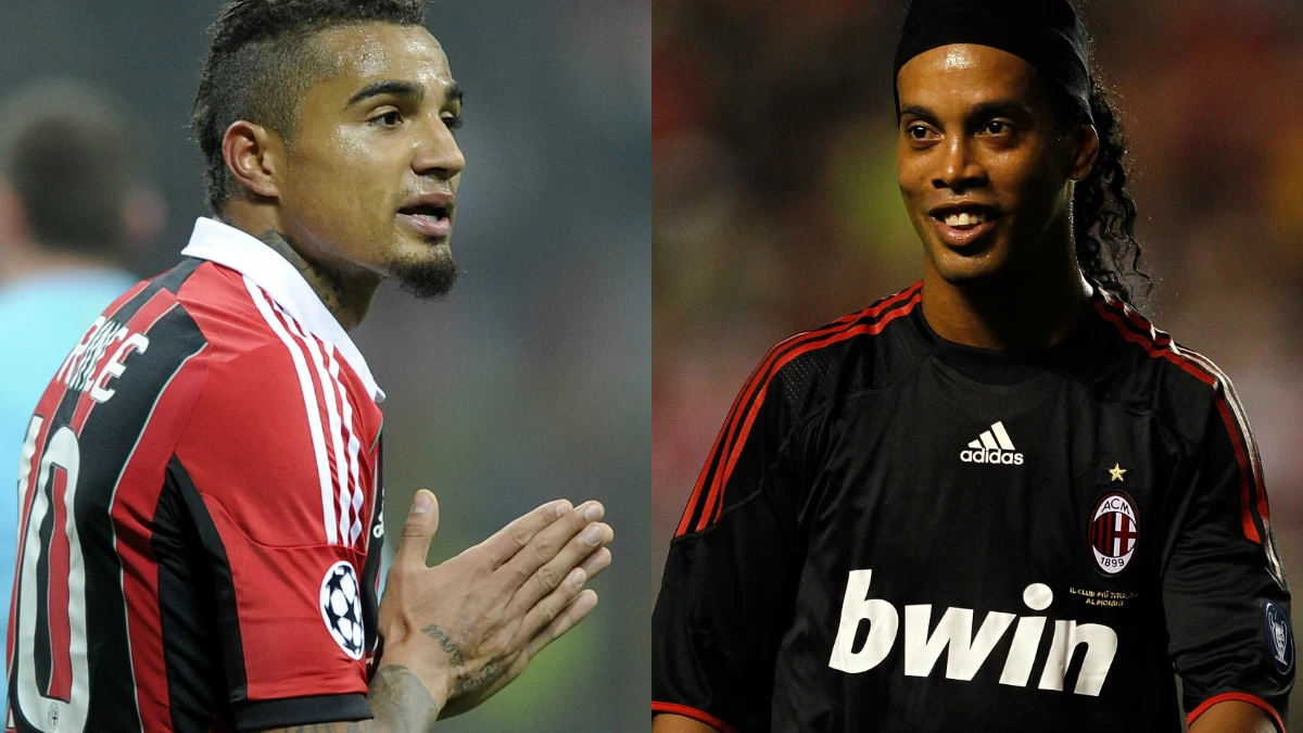 Boateng y Ronaldinho