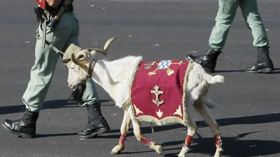 'Pepe', la cabra de la Legión