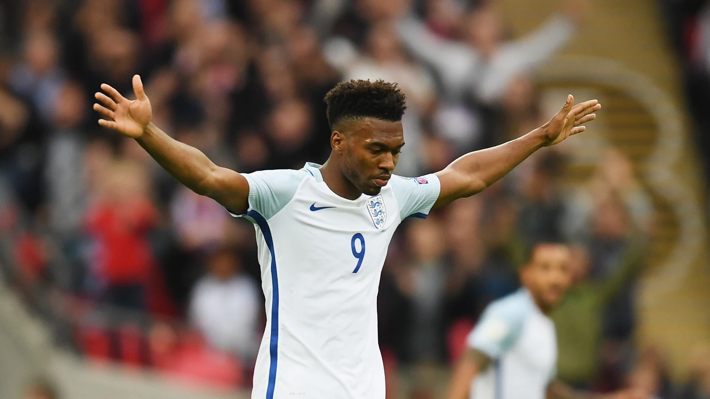 Sturridge celebra su gol contra Malta Sturridge celebra su gol contra Malta