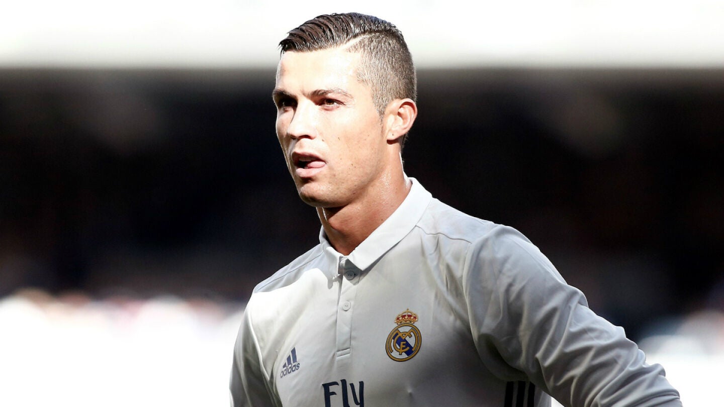 Cristiano, en un partido