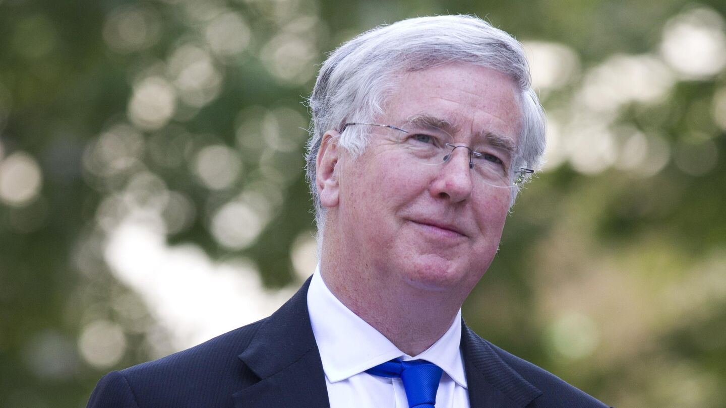 El ministro brit&aacute;nico de Defensa, Michael Fallon.