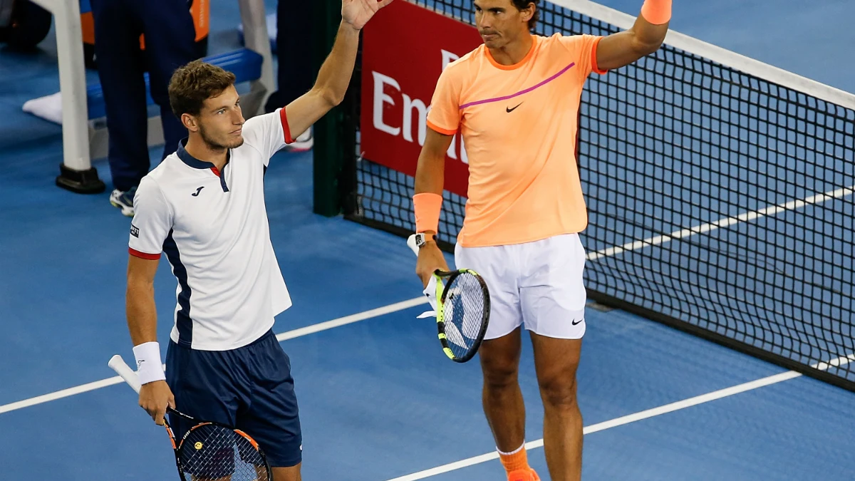 Nadal, junto a Carreño