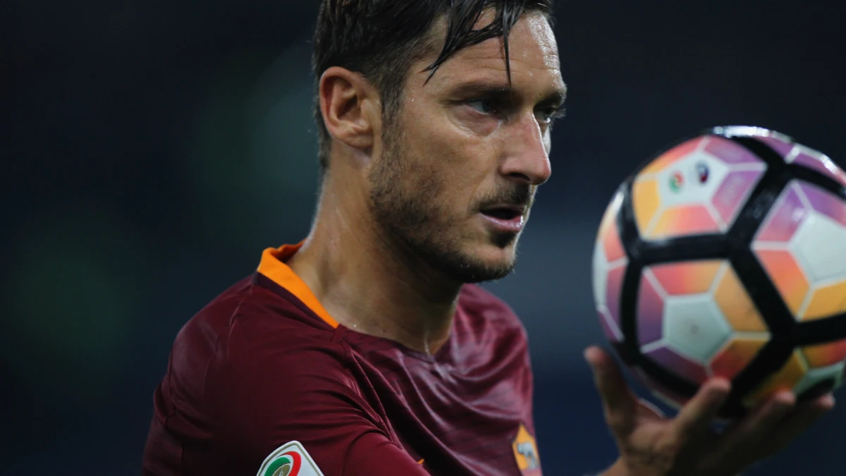 Francesco Totti, con la Roma